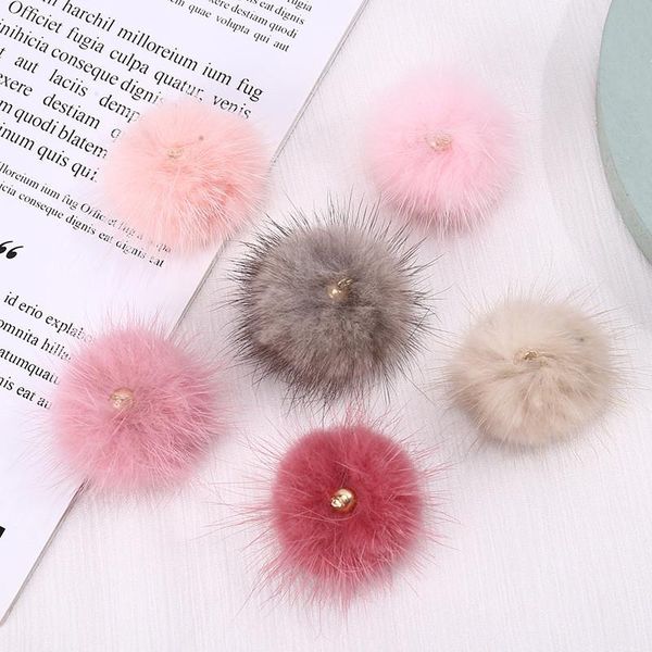

keychains fashion fluffy keychain cat hairball ladies bag real ornaments creative diy jewelry mobile phone pendant, Silver