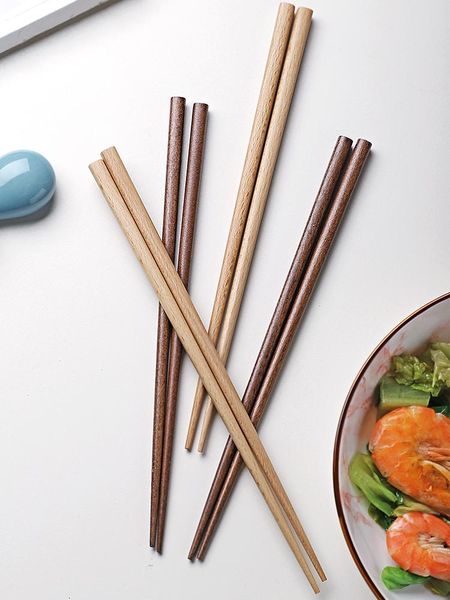 

beginner chopsticks dinnerware reuseable wood chinoiserie learning portable baguette chinoise bg50cc