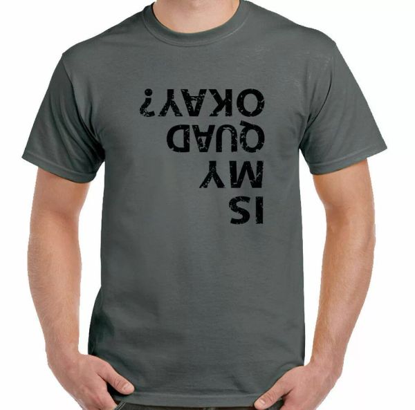 

quad bike t-shirt is my okay mens funny cycling quadbike over-roading, White;black
