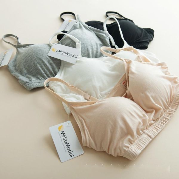 

camisoles & tanks modal underwear without steel rings integrated with chest suspenders vest bra sports short, Black;white