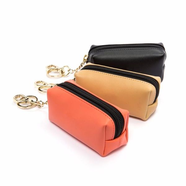 

coin purses women leather bag accessories mini purse 4805, Red;black