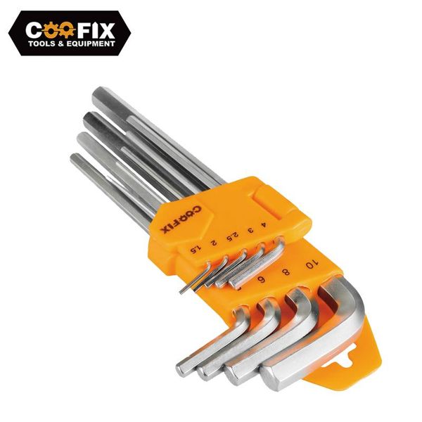 

9pcs hex key hexagon wrench multifunction durable l-type metric allen ball hand tool tools