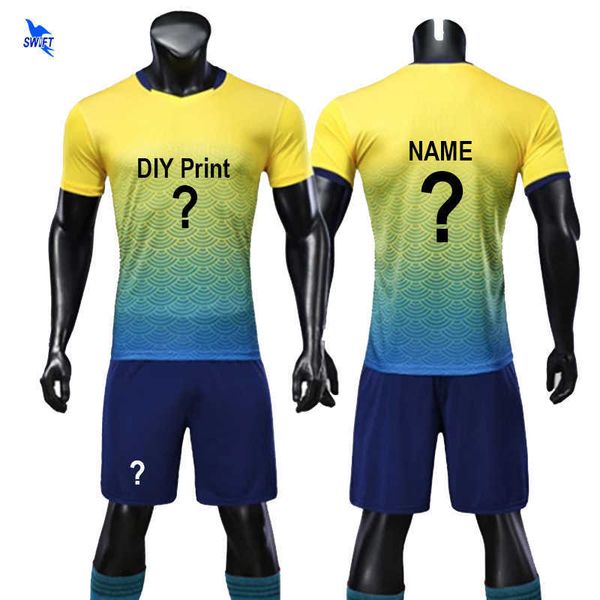 

professional custom men 2020 soccer jerseys set football uniforms kit boys kids breathable futsal shirt+shorts tracksuit, Gray