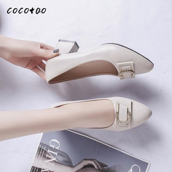 

dress shoes 2021 spring women's shallow mouth thick single women pointed mom lazy work scoop, Black