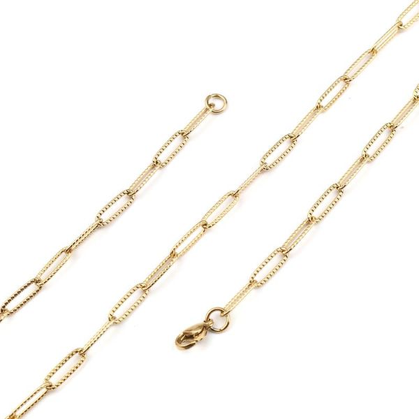 

chains stainless steel cable chain necklace gold color metal women men punk style party club fashion clavicle jewelry accessories, Silver