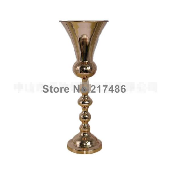 

party decoration style wedding gold mental pillars aisle decorations crystal column flower stands