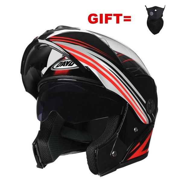 

motorcycle helmets 2021 safe double lenses casco motoriding motocross four seasons full face motorbike universal helmet