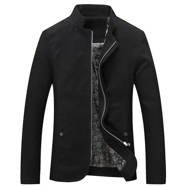 

men's jackets jacket windbreaker 5xl 2021 spring and autumn casual cotton, Black;brown