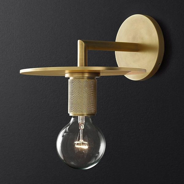 

wall lamp postmodern glass ball american retro simple personality bedside living room corridor stair bedroom e27