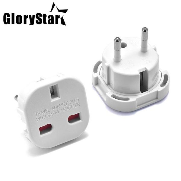 

smart power plugs uk to eu plug adapter ac portable travel socket 10a/16a 240v