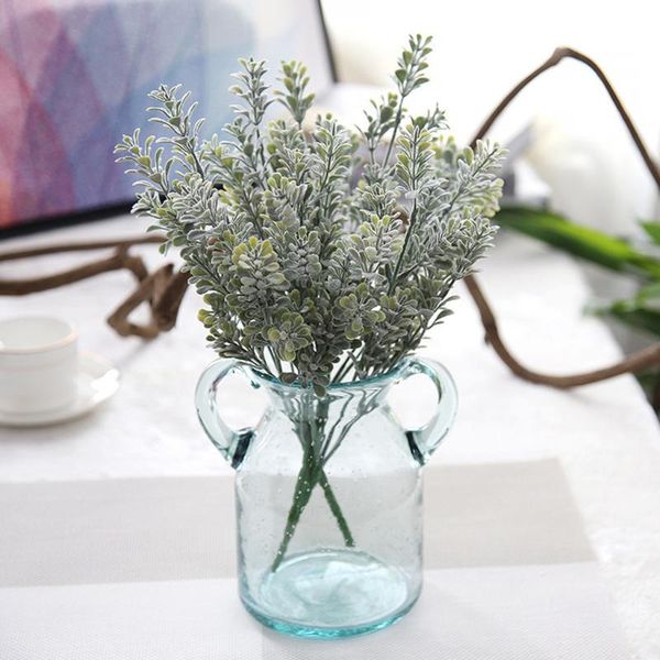 

artificial flowers fake silk eucalyptus green plant wedding home garden decor merry christmas flower decorative & wreaths