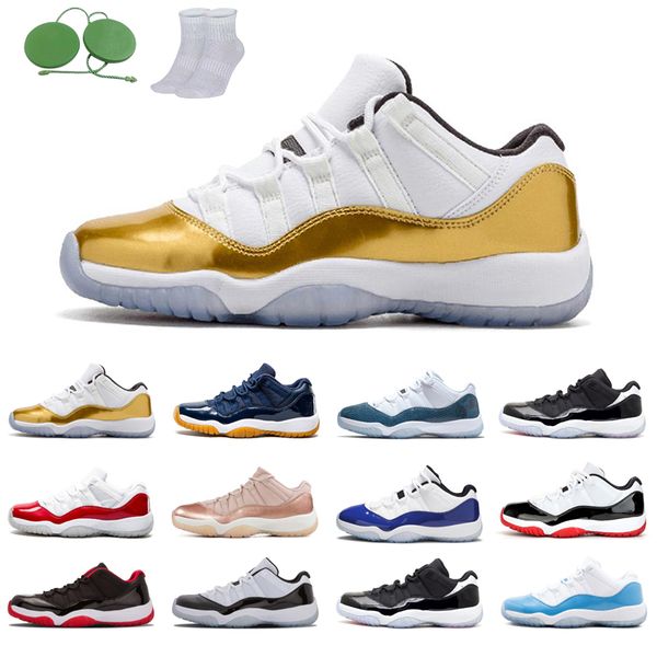

11s low man basketball shoes fashion bred concord infrared university blue varsity red rose gold white ceremony navy gum snakeskin trainers