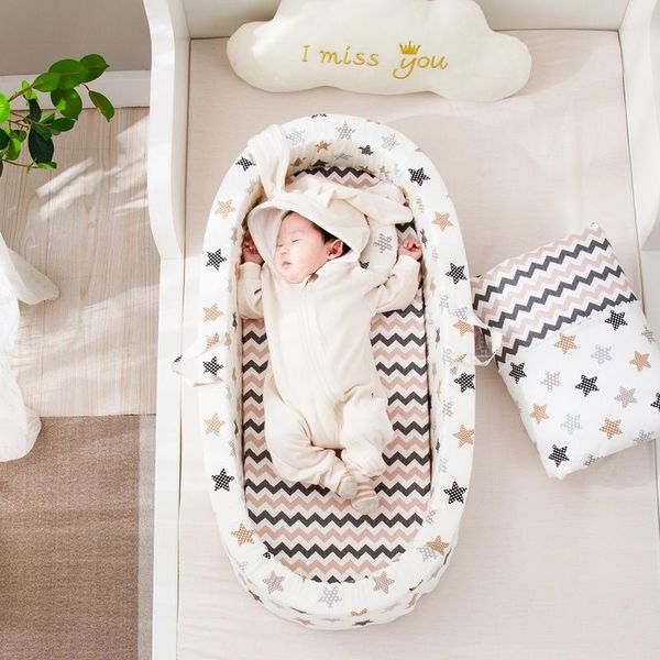 

baby cribs cradle portable crib anti-pressure bed middle born travel diaper changing room decoration 2021