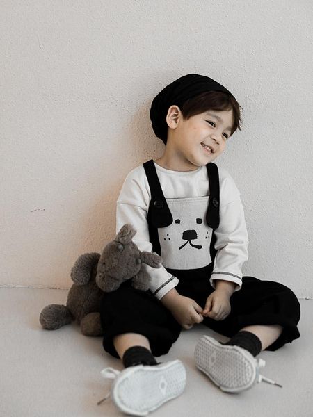 

trousers boy clothes 2021 spring autumn children's korean loose cartoon fashion pants, Blue