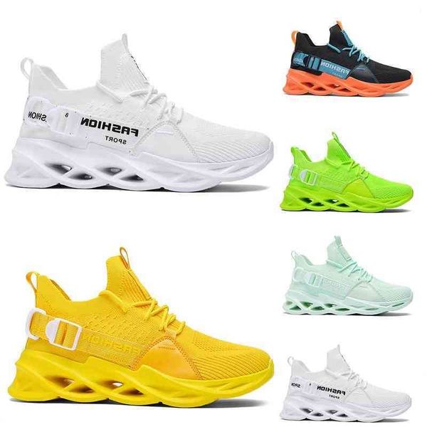 Moda Mens Respirável Mulheres Correndo Tênis B8 Triple Preto Branco Branco Sapato Verde Homens Ao Ar Livre Mulheres Designer Sneakers Treinadores de Esporte Tamanho