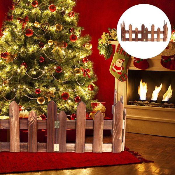 

fencing, trellis & gates 1 set wooden fencing anti-corrosive carbonized patio courtyard wood fence