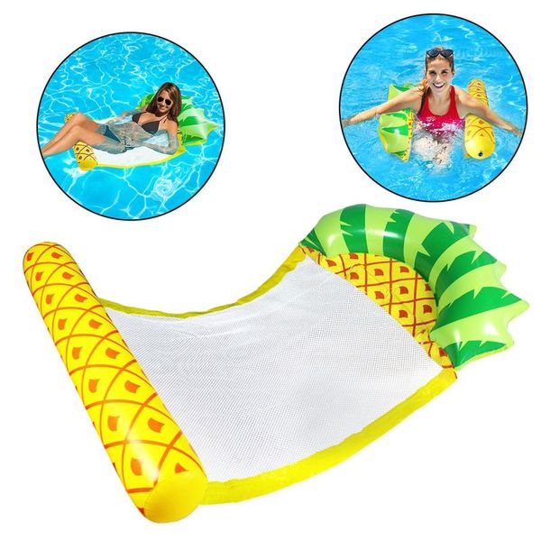 

life vest & buoy water hammock float lounger swimming mattress inflatable floating ring pool floater bed chair toy mat