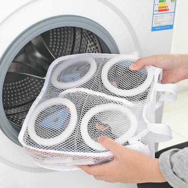 

1pc laundry bag shoes organizer for shoe mesh bags dry home portable washing