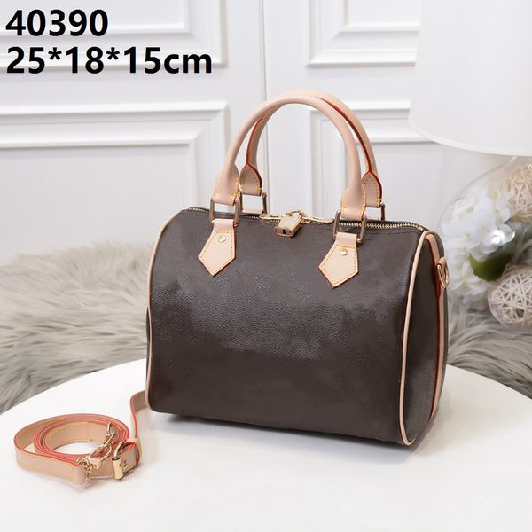 

women shoulder bags crossbody travel bag fashion style classic flowers lady handbag totes luxury handbags speedy 25cm with gold key lock