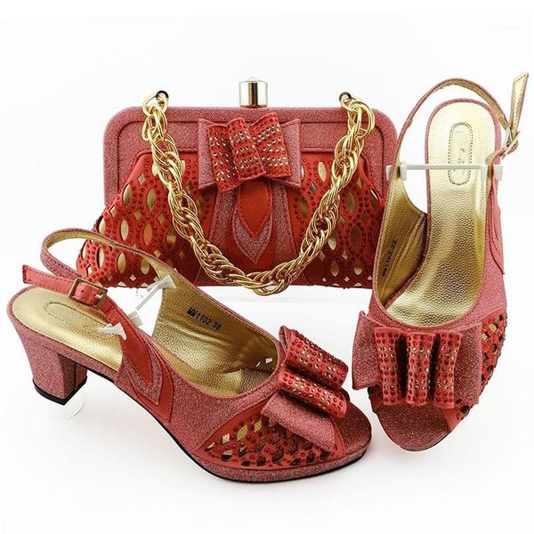 

dress shoes excellent coral color african high heel sandal and evening handbag set for party mm1102 height 7cm1, Black