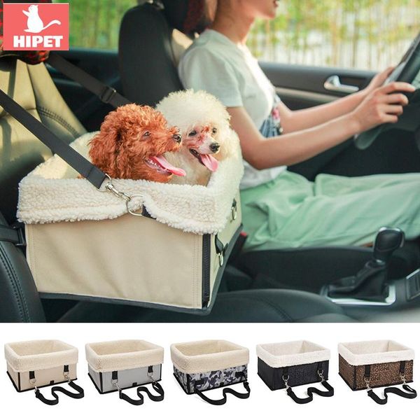 

dog car seat covers winter pet carrier bag small outdoor travel foldable lambswool warm basket puppy kennel
