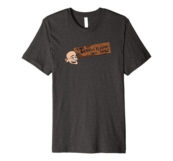 

the andrew klavan show logo t-shirt, White;black