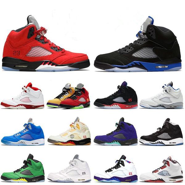 

2021 women men with box jumpman 5 5s basketball shoes raging bull anthracite sneakers fire red stealth se oregon ducks alternate grape train