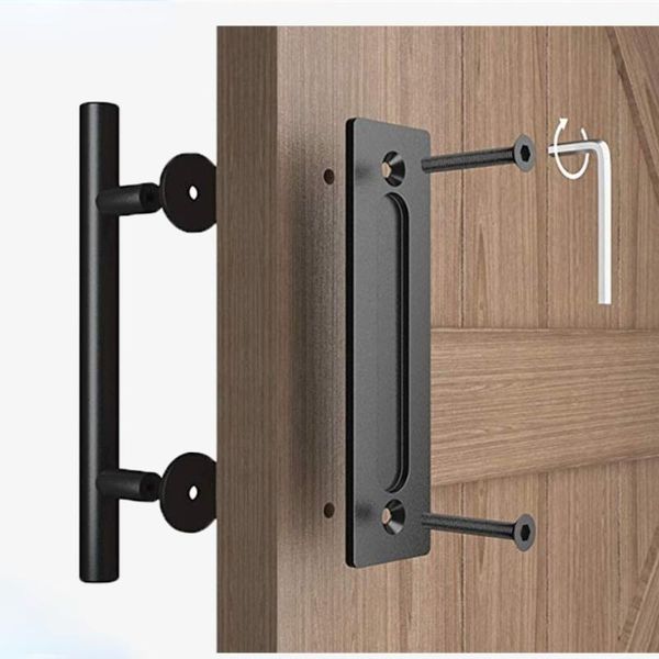 

handles & pulls sliding barn door embedded wooden cabinet interior doors furniture hardware ready to install