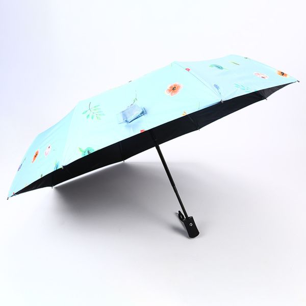 

automatic umbrella sunshade sunscreen ultraviolet goddess gum ultra light folding sunny gift