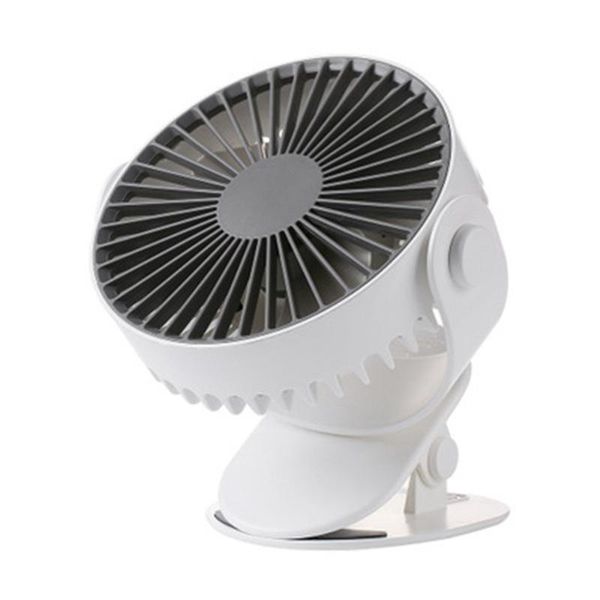 

electric fans usb rechargeable deskfan, mini 360 degree rotation, convenient and silent desk clip fan