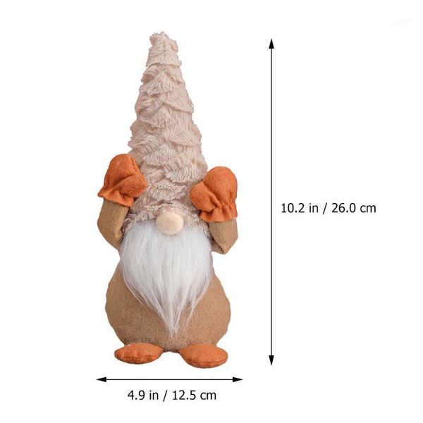 

christmas decorations 4pcs faceless old doll showcase non-woven fabric party supplies