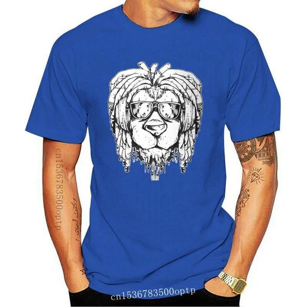

men's t-shirts rasta lion t shirt, White;black