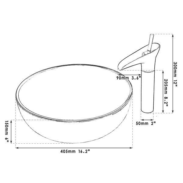 

bathroom sink faucets art antique set round ceramic vessel with waterfall faucet black inside xmuu