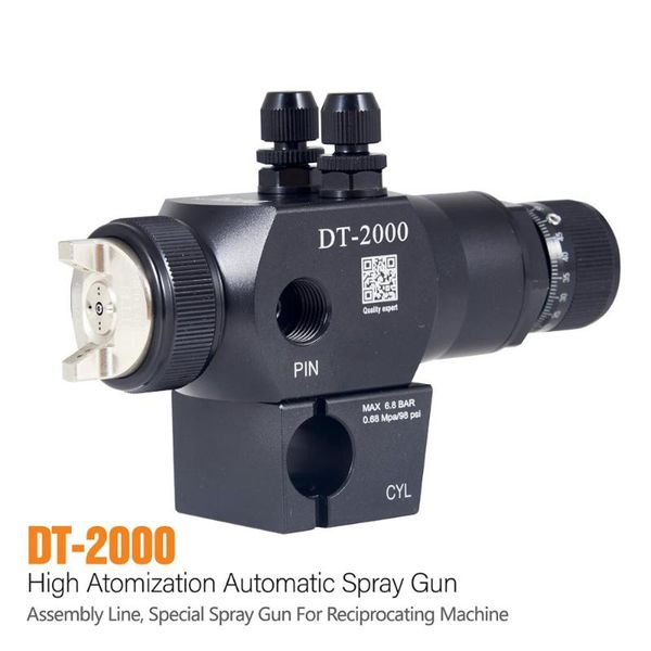 

professional spray guns dt-2000 automatic spraying tool special paint gun for assembly line reciprocating machine selling