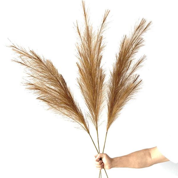 

decorative flowers & wreaths wedding pampas grass reed large size artificial for christmas decor natural plants fake garden home