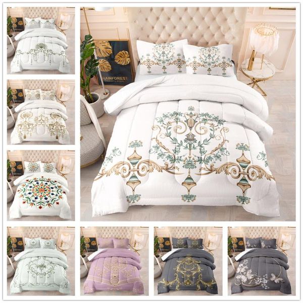 

bedding sets 2/3 piece of large pattern 3d printing design custom duvet cover single double bed size home