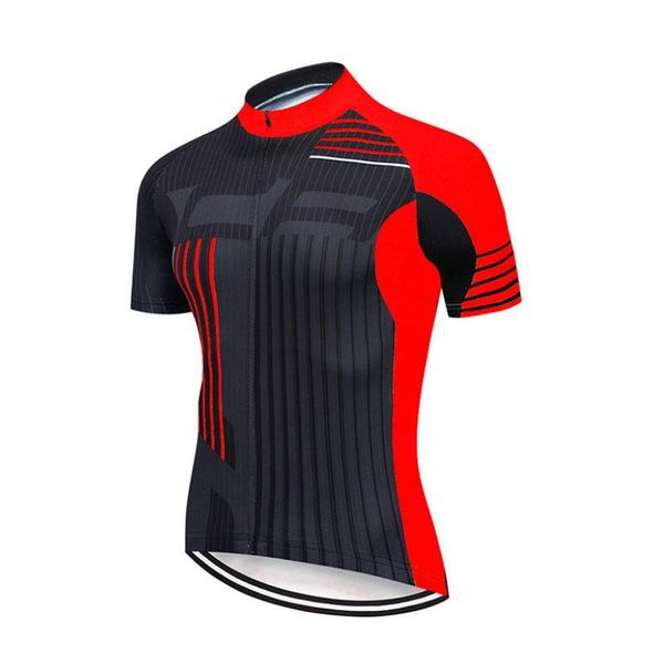 

the version of short sleeve air cycling suits summer road team jacket for men and women racing sets, Black;blue