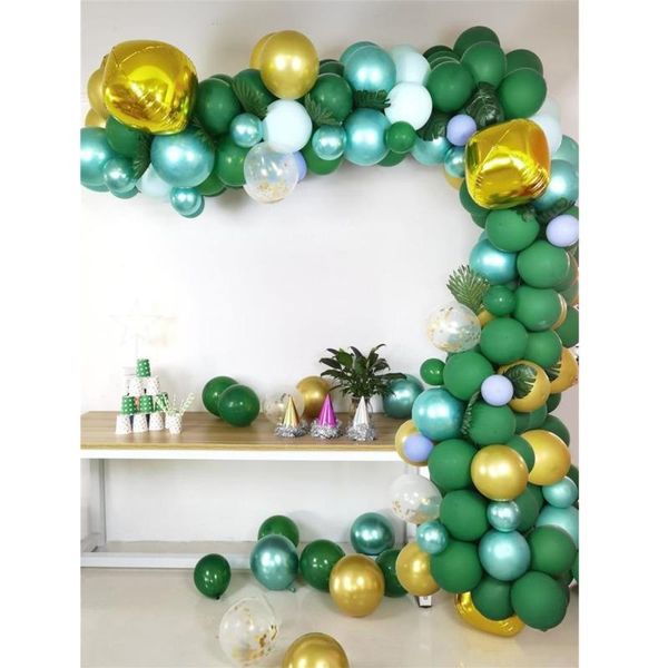 

party decoration 167pcs balloon kit jungle safari balloons garland arch set animal for kids boys birthday baby shower decorations