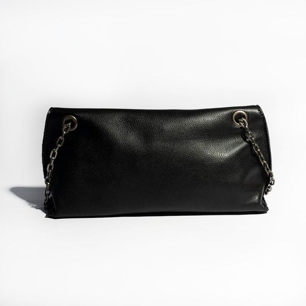

evening bags 2021 chain bag women retro underarm leather shoulder exquisite female baguette