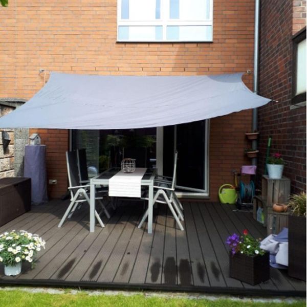 

shade 808b rectangular waterproof outdoor sun sail garden yard anti-uv awning durable