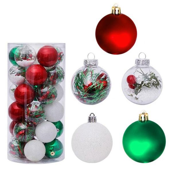 

30pcs 6cm christmas balls ornaments for xmas tree shatterproof hanging ball decorations party decoration