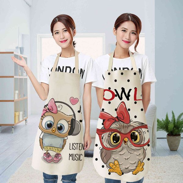 

apron cartoon cute parrot series cotton and linen advertising gifts