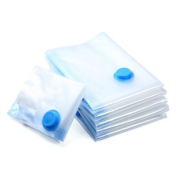

clothing & wardrobe storage 10pcs vacuum bag home organizer transparent clothes seal compressed travel saving space bags package