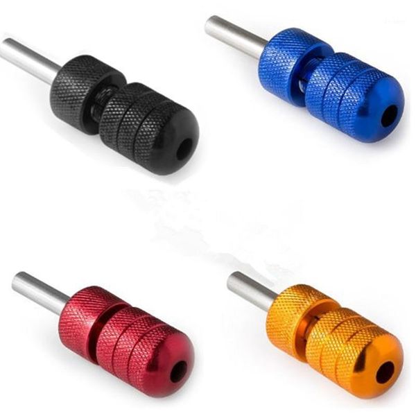 

wholesale- multicolor 25mm 4pcs auto-lock aluminum alloy tattoo machine grip with tube supply -- tsb0341