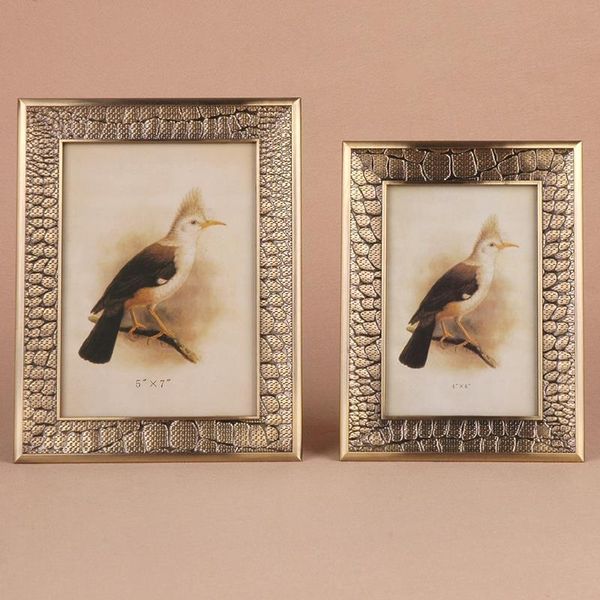 

frames 6/7 inch light luxury metal po frame living room ornaments