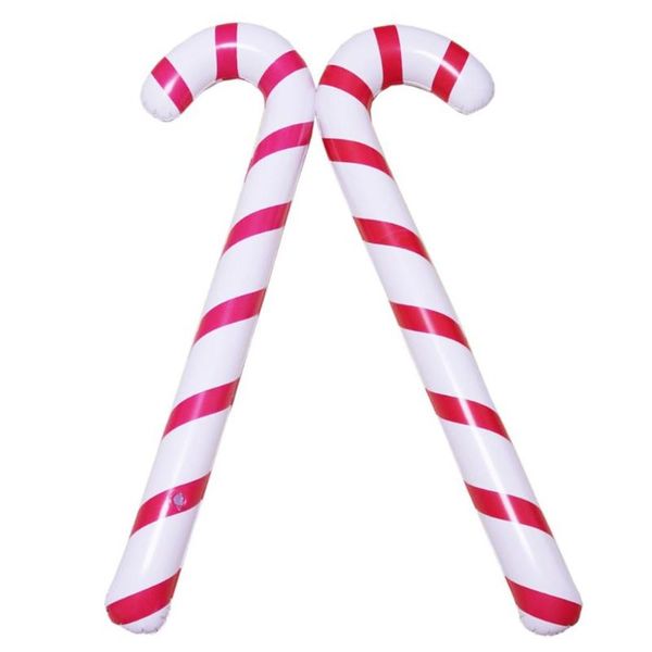 

party favor 1 pcs 88cm inflatable christmas cane decorations candy balloon outdoor decoration