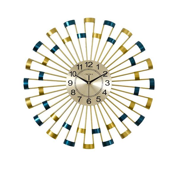 

wall clocks large luxury clock art nordic modern metal living room minimalist personality creative home decor dl60wc