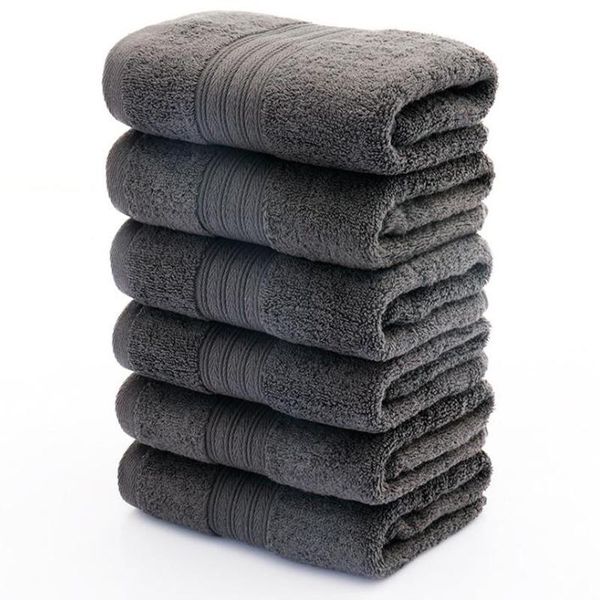 

towel 6pc cotton towels soft absorbent and thick hand bathroom accessories comfortable beach