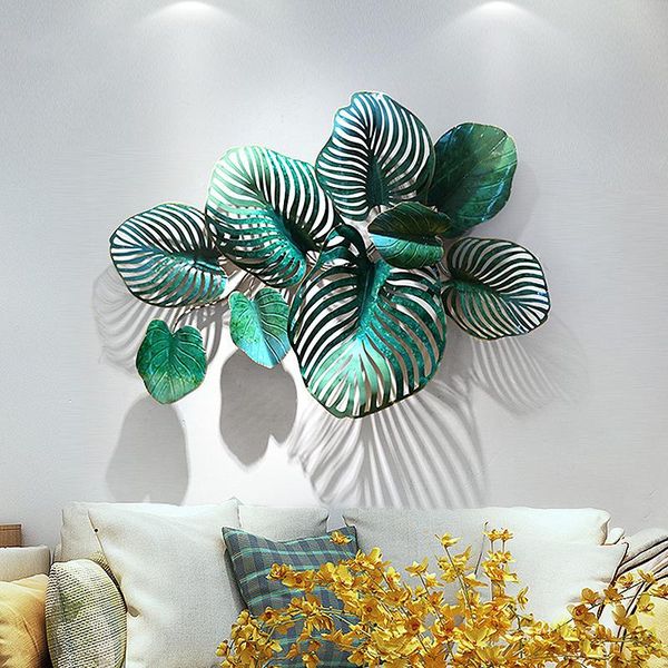 

french garden background wall decoration three-dimensional wrought iron sofa hangings wf601355 decorative objects & figurines