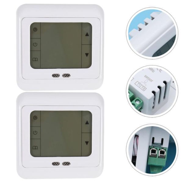 

smart home control 2pcs underfloor heating temperature controller digital thermoregulator